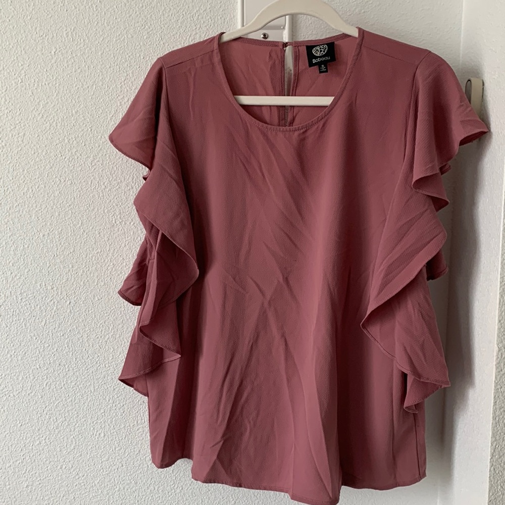 Small Dusty Rose Sleeveless / Flowy Dressy Top